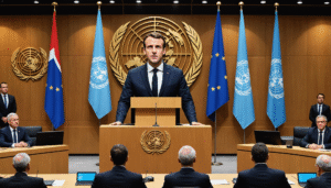 découvrez pourquoi le président macron a décidé de reporter la conférence de l'onu consacrée à la solution à deux états pour l'état palestinien. analyse des enjeux politiques et des réactions internationales.