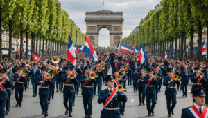 venez vivre une expérience incroyable avec la fanfare du psg qui envahit les champs-élysées ! plongez dans l'ambiance festive et vibrante de la capitale, où musique et passion du football se rencontrent. ne manquez pas cet événement unique qui promet des moments inoubliables !