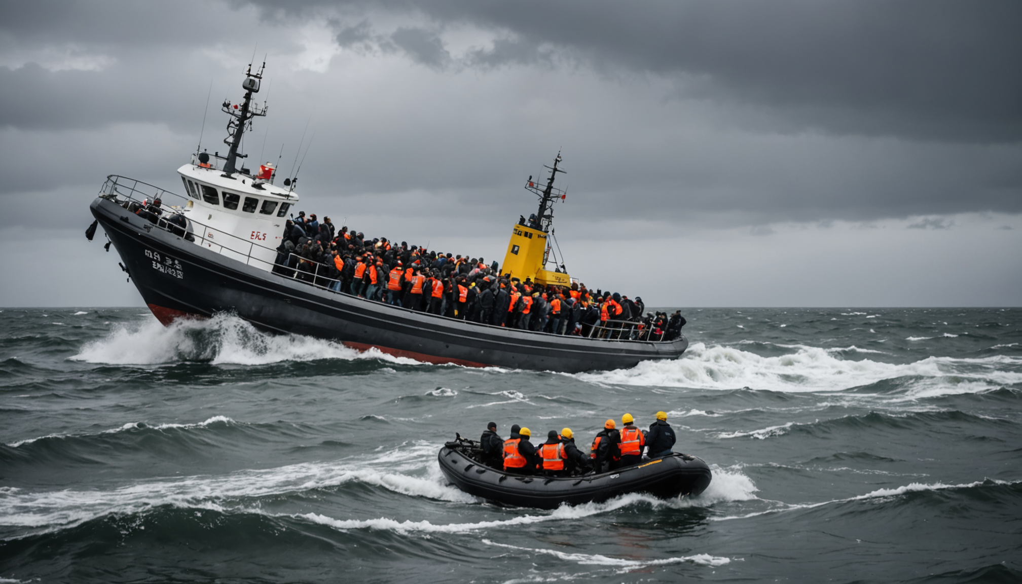 découvrez comment l'incident tragique d'un canot de migrants percé par les forces de gendarmerie dans la manche soulève des questions cruciales sur la gestion des migrations en france et les enjeux humanitaires qui en découlent.