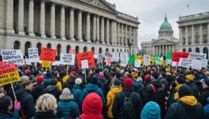 sébastien lecornu fait face à une échéance déterminante pour le gouvernement, alors que les manifestations s’intensifient et que les décisions budgétaires cruciales approchent. analyse des enjeux et du climat de tension politique.