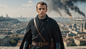 découvrez comment emmanuel macron, en première ligne, et son 'moine soldat' sébastien lecornu font face aux défis croissants de la censure en france, entre stratégie politique et défense des libertés.