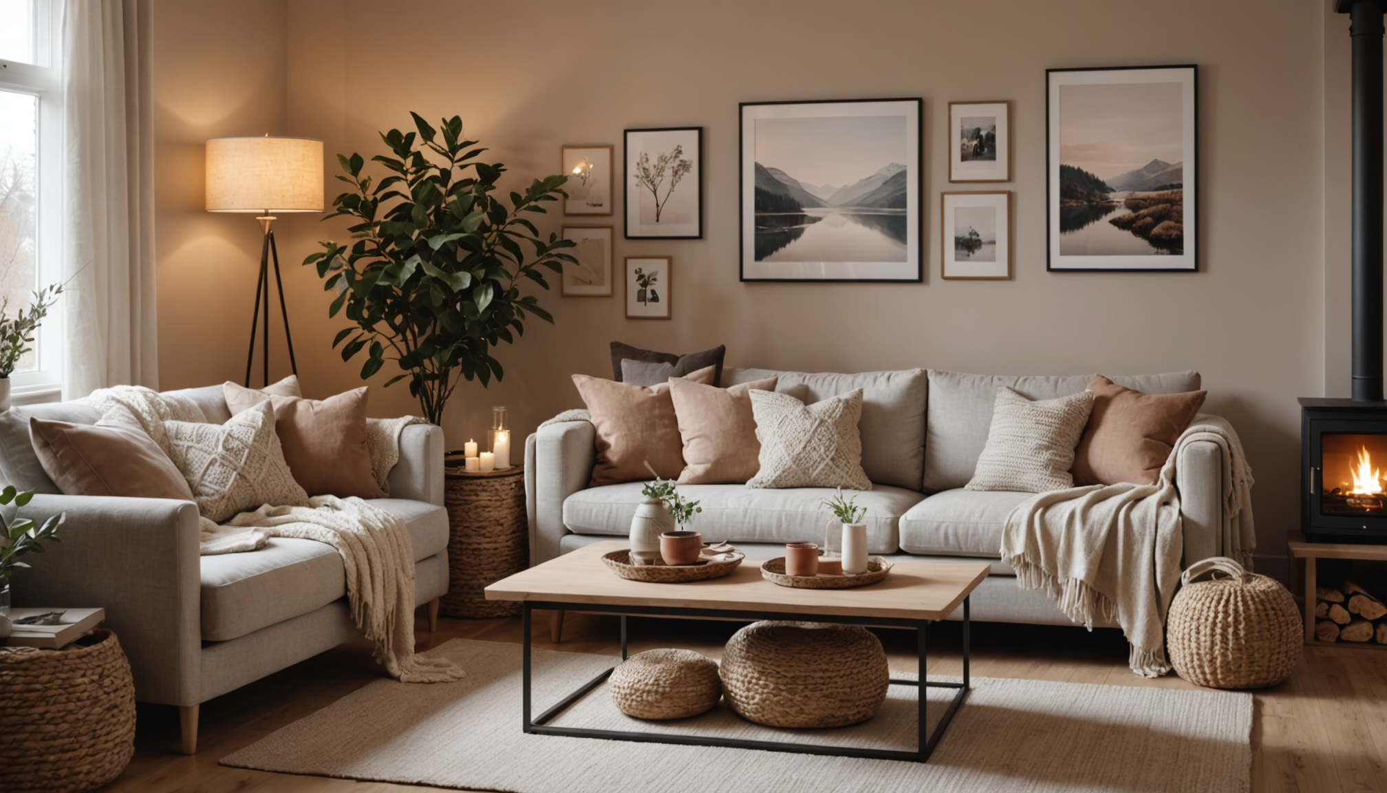 découvrez comment créer une ambiance salon chaleureuse et réconfortante pour l'hiver grâce à nos inspirations et conseils déco.