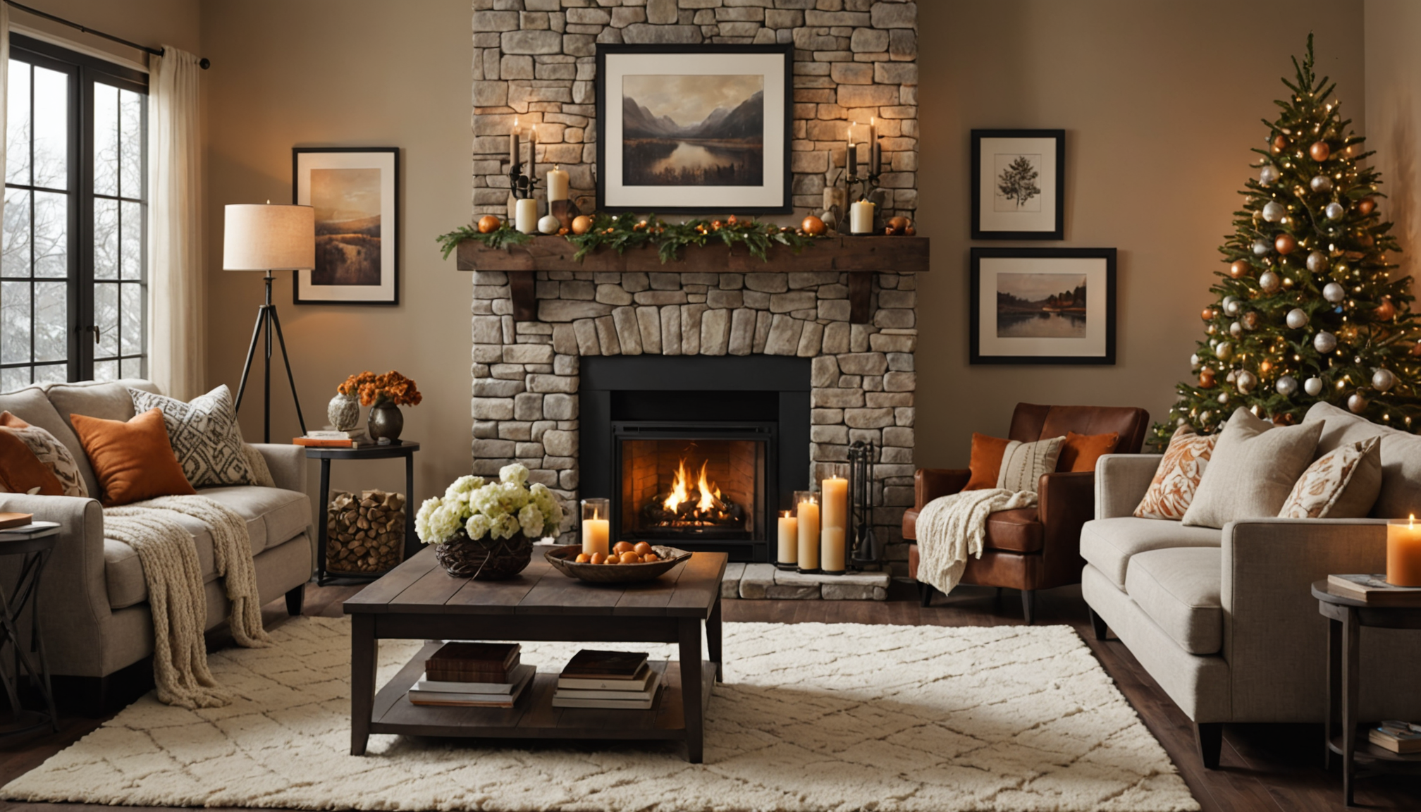 découvrez des idées inspirantes pour créer une ambiance salon chaleureuse et accueillir l'hiver avec confort et style. transformez votre espace en un havre de paix réconfortant.