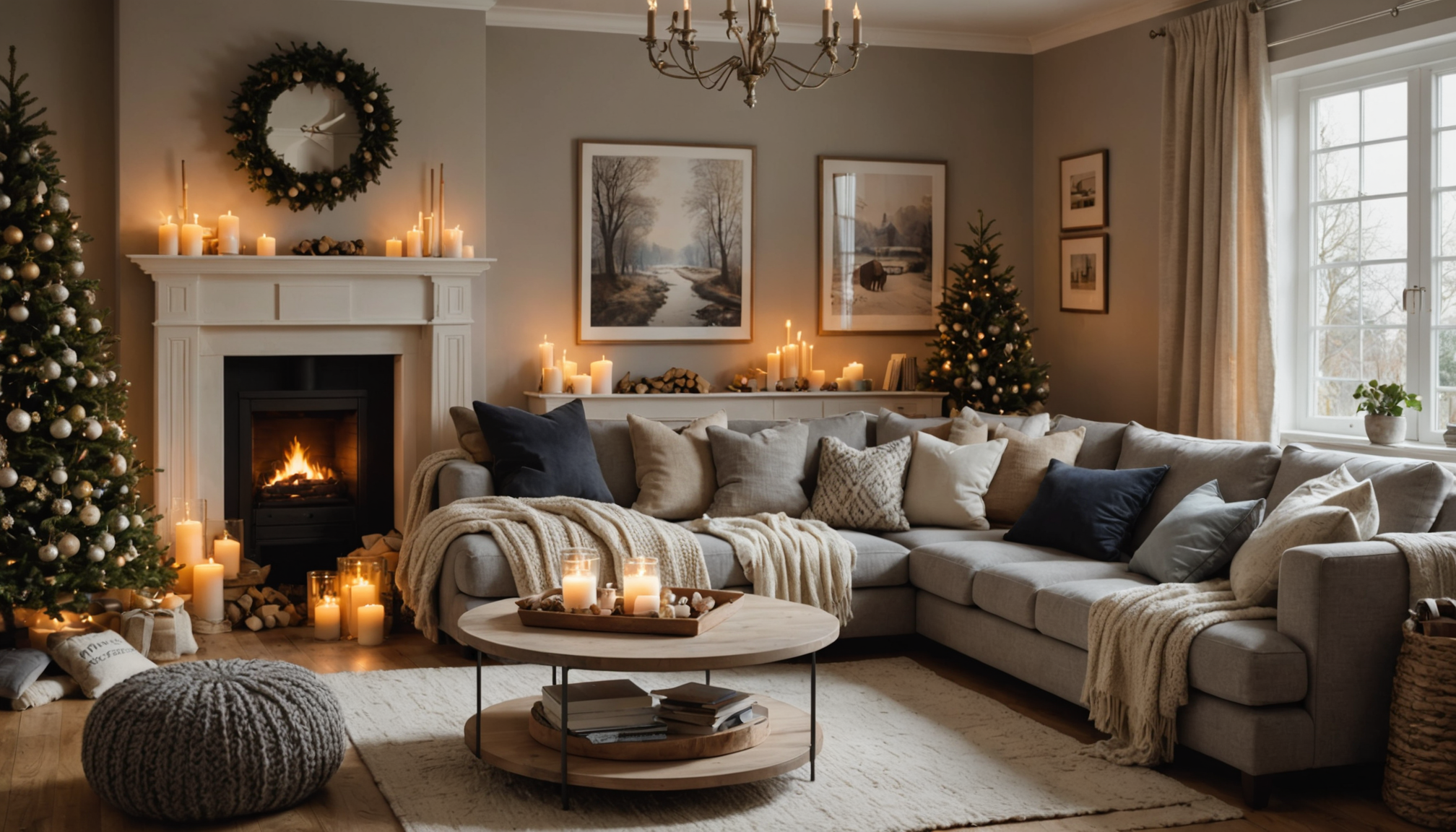 découvrez nos idées simples et inspirantes pour une décoration intérieure cosy en hiver, et transformez votre salon en un cocon chaleureux et accueillant.