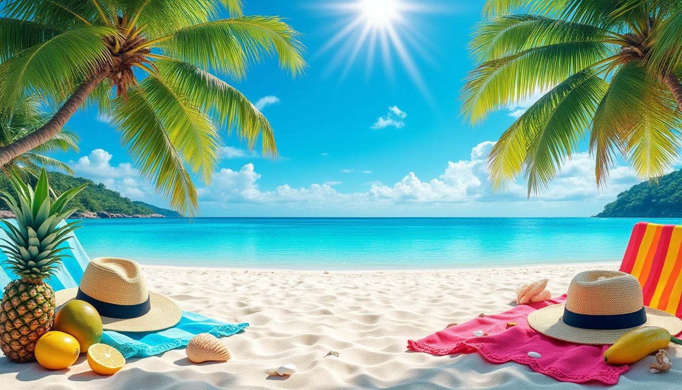 plongez dans l'ambiance estivale avec notre collection de fonds d'écran vibrants, parfaits pour égayer votre écran tout l'été.