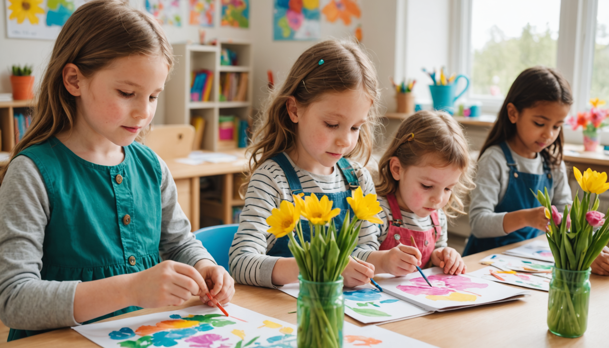 découvrez nos ateliers créatifs de printemps spécialement conçus pour les tout-petits à la maternelle. activités ludiques et éducatives pour éveiller leur imagination et leur motricité.