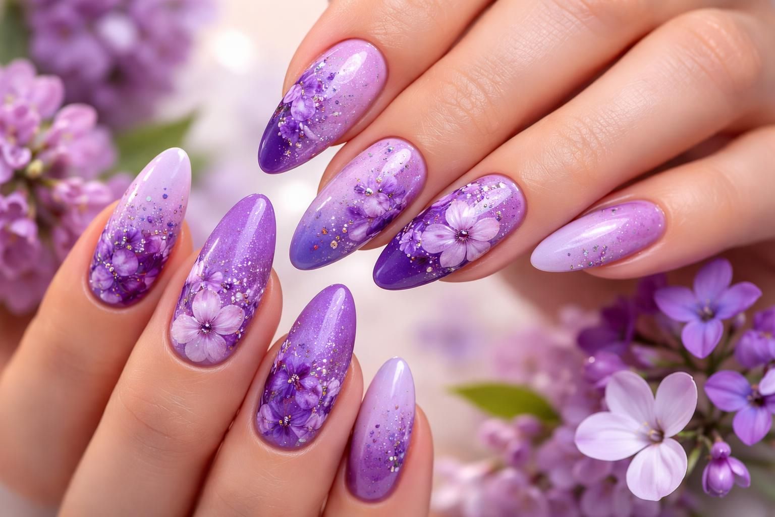discover stunning purple nail designs perfect for spring. refresh your look with vibrant, elegant styles that bloom with the season's beauty.