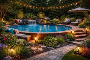 Creative DIY Ideas for Stunning Above-Ground Pool Landscaping