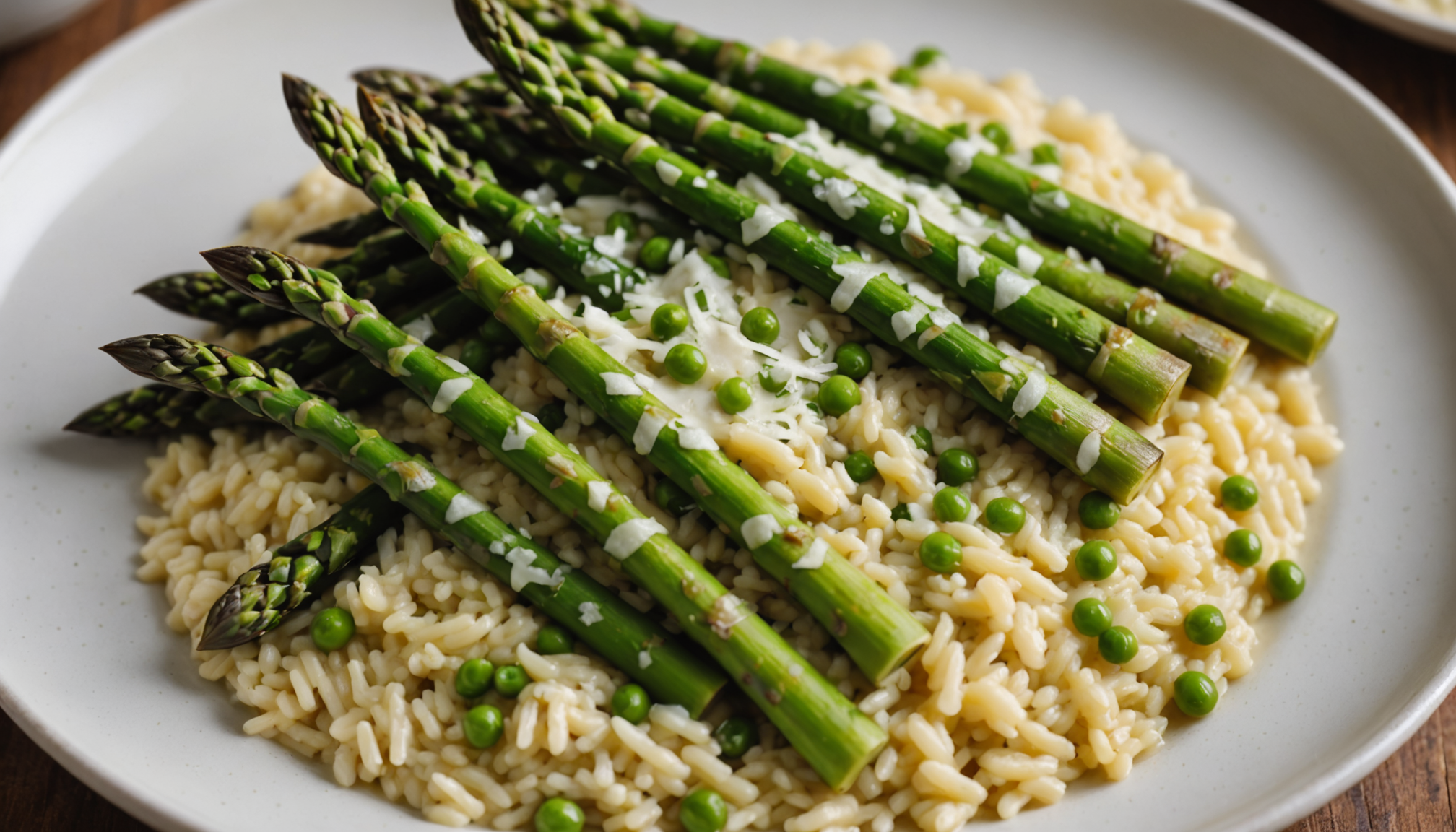 découvrez notre recette facile de risotto crémeux aux asperges vertes, un délice printanier parfait pour savourer la fraîcheur et la douceur de la saison.
