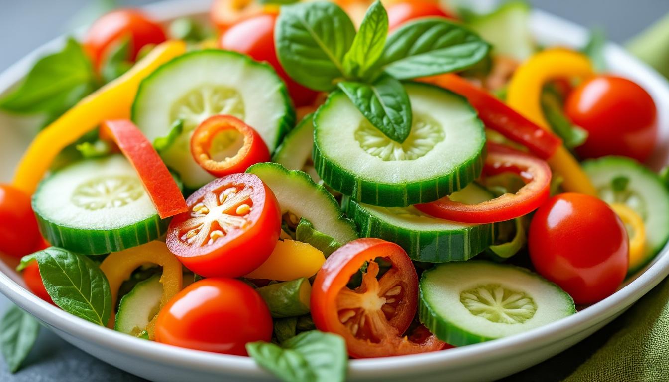 découvrez notre délicieuse recette fraîche de salade estivale, parfaite pour savourer les saveurs légères et rafraîchissantes de l'été.