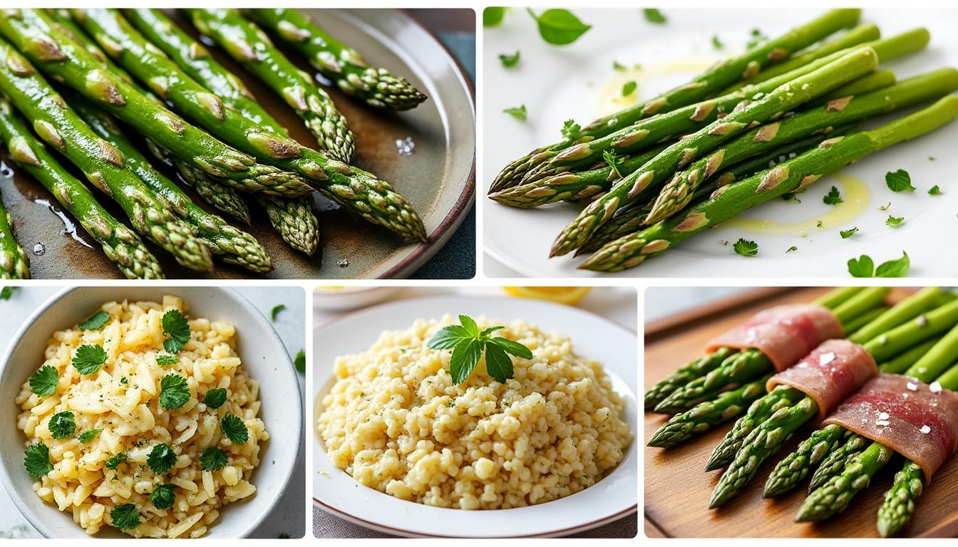 découvrez des recettes savoureuses et faciles pour sublimer l'asperge verte et ravir vos papilles.