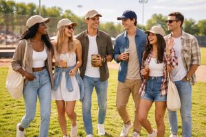 Effortlessly Stylish: Perfect Outfits for a Casual Baseball Game