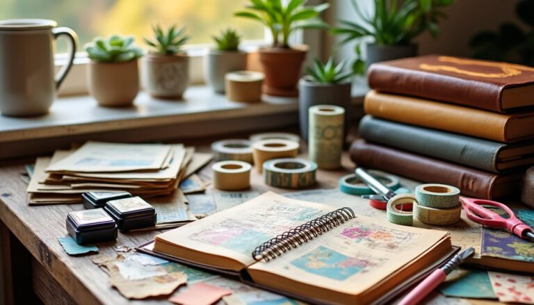 découvrez notre guide créatif pour débuter votre junk journal, avec des astuces pratiques et des inspirations originales pour personnaliser votre carnet unique.