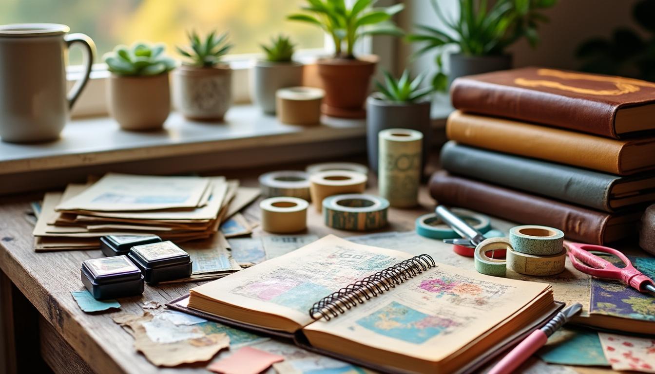 découvrez notre guide créatif pour débuter votre junk journal, avec des astuces pratiques et des inspirations originales pour personnaliser votre carnet unique.