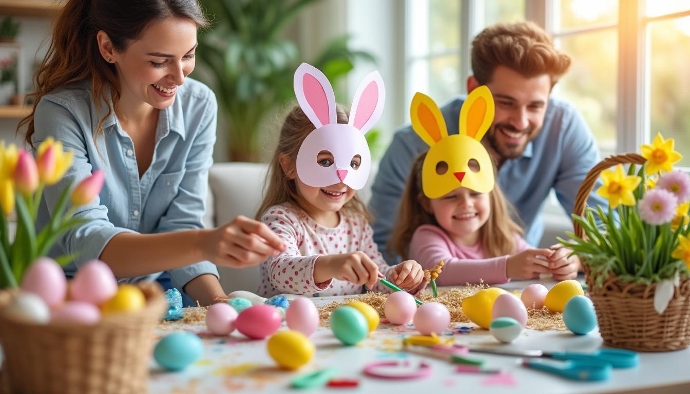 découvrez des idées créatives et ludiques d'activités manuelles pour célébrer pâques en famille. des projets faciles à réaliser pour petits et grands, parfaits pour partager des moments joyeux et inventifs.