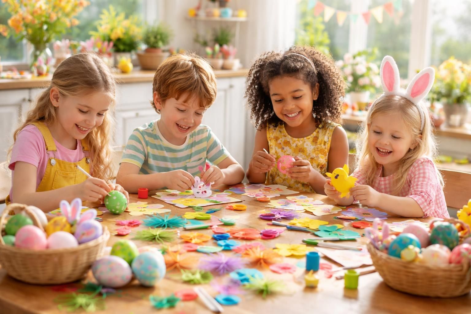 entdecken sie kreative bastelideen für ein fröhliches osterfest mit kindern – einfache anleitungen und bunte dekorationen für spaß und freude in der osterzeit.