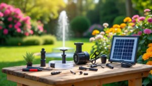 Solarbetriebene Gartenbrunnen selber bauen: Schritt-für-Schritt DIY-Anleitung