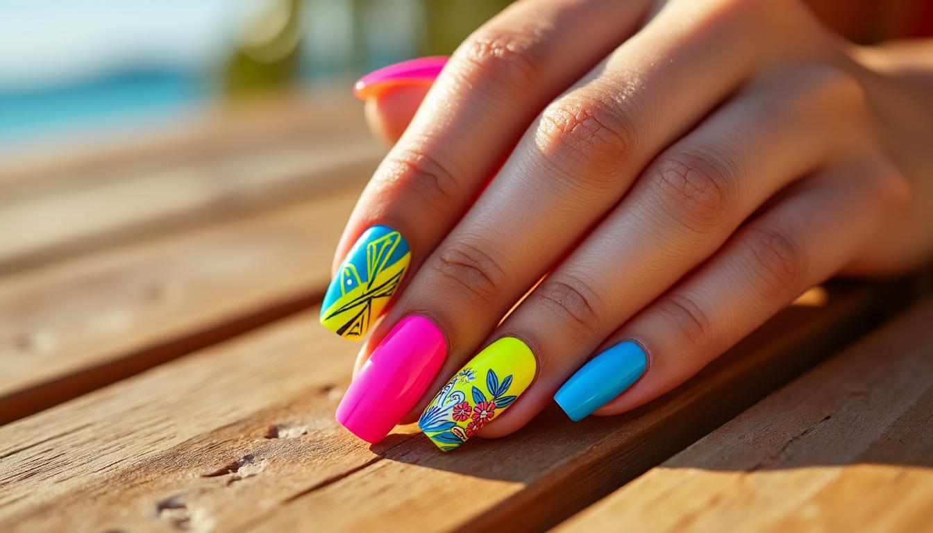 découvrez des idées fraîches et tendance pour une manucure estivale éclatante qui apportera couleur et style à vos ongles cet été.
