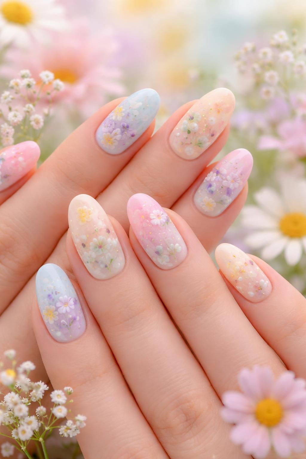 discover fresh and vibrant floral nail art inspirations to bloom into spring with style and creativity.