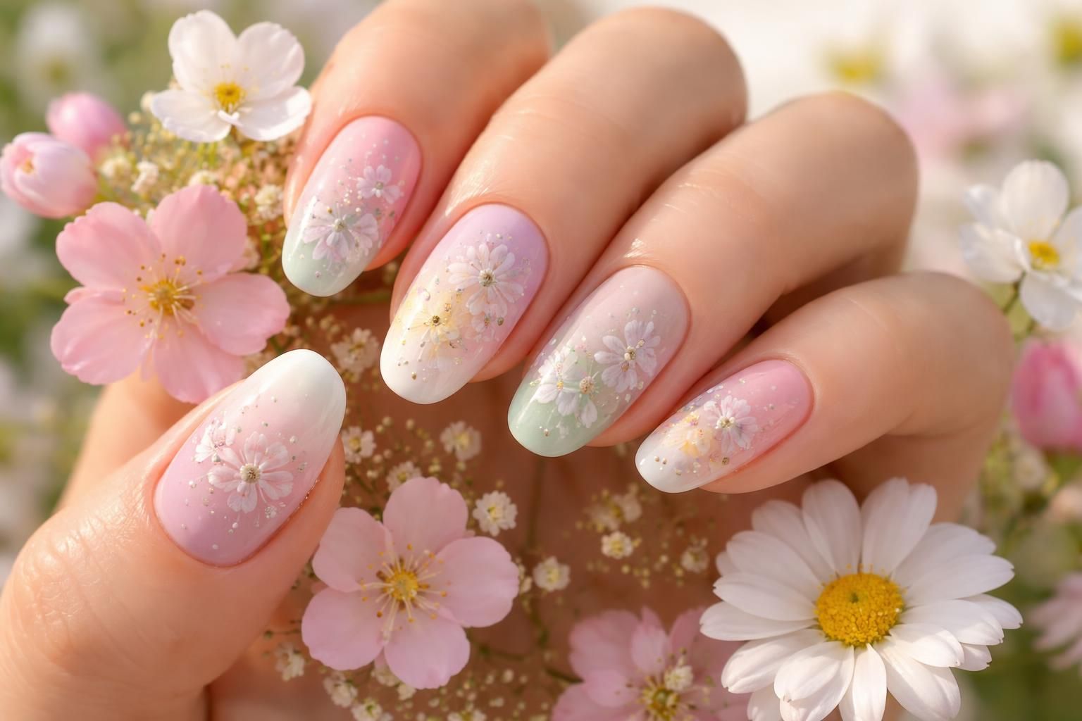 discover stunning floral nail art inspirations to bloom into spring with vibrant colors and elegant designs perfect for the season.