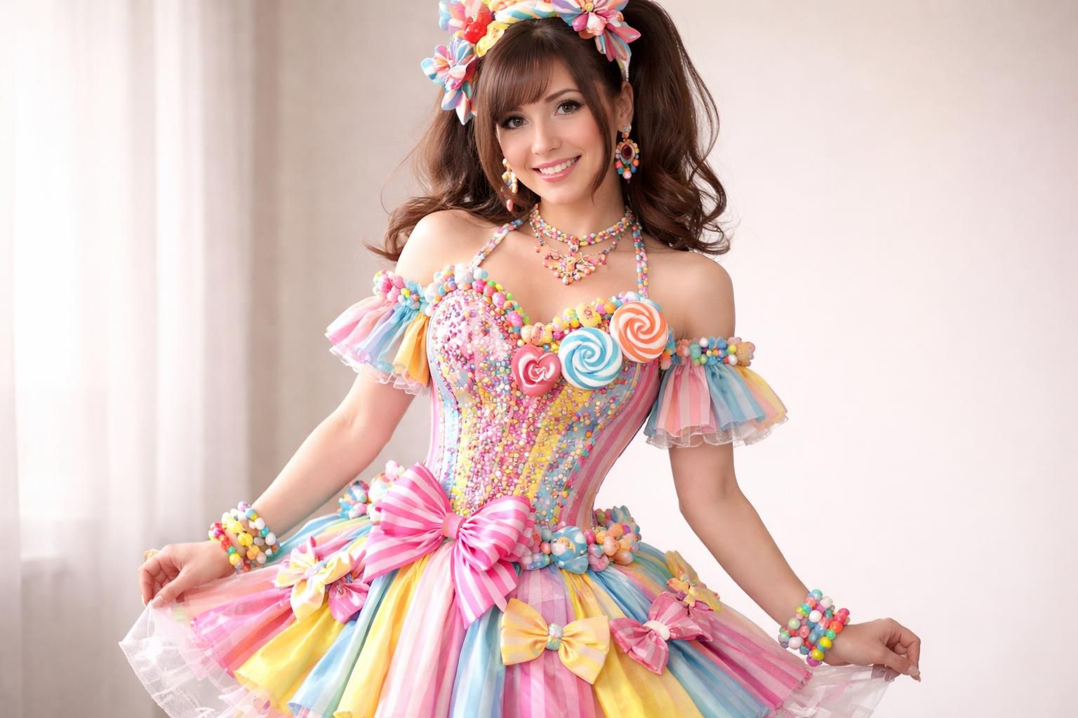 entdecke kreative diy-ideen für dein süßes candy girl kostüm. einfach selbst gemacht – perfekt für ein einzigartiges, buntes outfit!