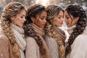 Charming Winter Hairstyles: Embrace the Season with Elegant Braids