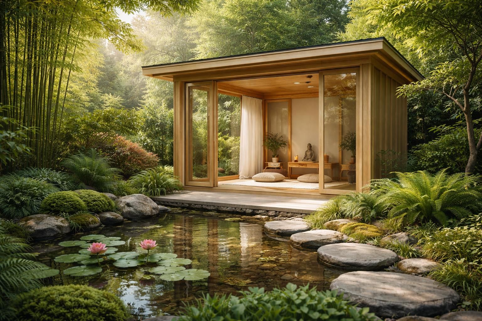découvrez comment construire une annexe paisible dans votre jardin pour créer un espace dédié à la méditation et au repos, favorisant bien-être et tranquillité.