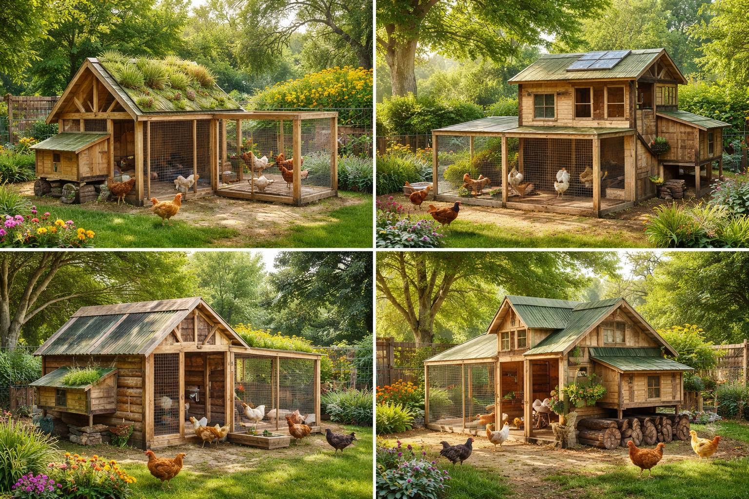 discover creative and practical chicken coop designs that will inspire you to create the perfect home for your backyard flock. easy-to-build ideas for every space and style.