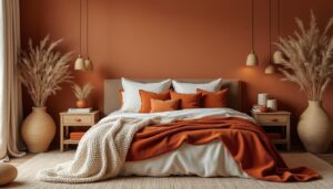 Créer une chambre cosy aux nuances chaleureuses