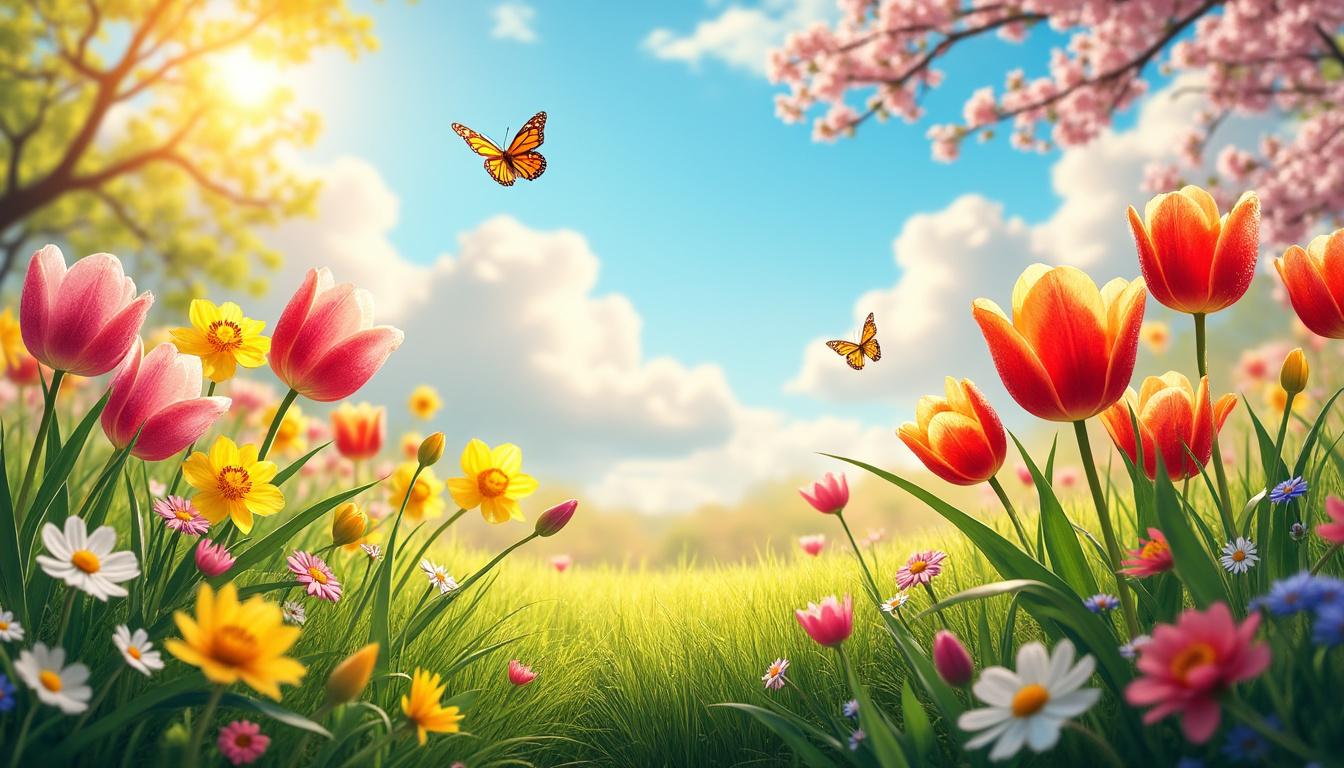 explorez une sélection de fonds d'écran éclatants et colorés pour célébrer la beauté du printemps sur vos appareils.