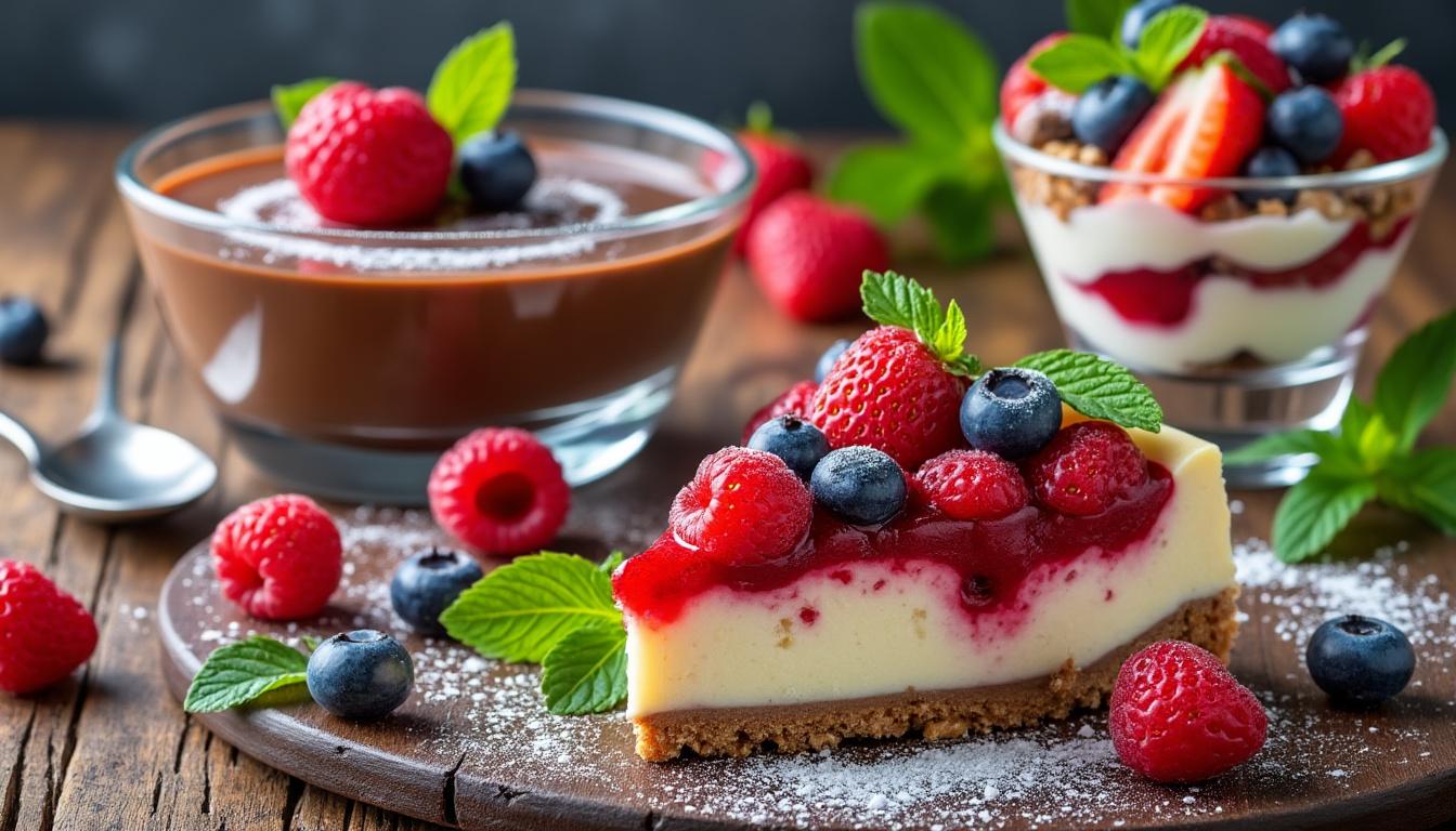 découvrez nos recettes de desserts gourmands et rapides à préparer pour satisfaire toutes vos envies sucrées en un temps record.