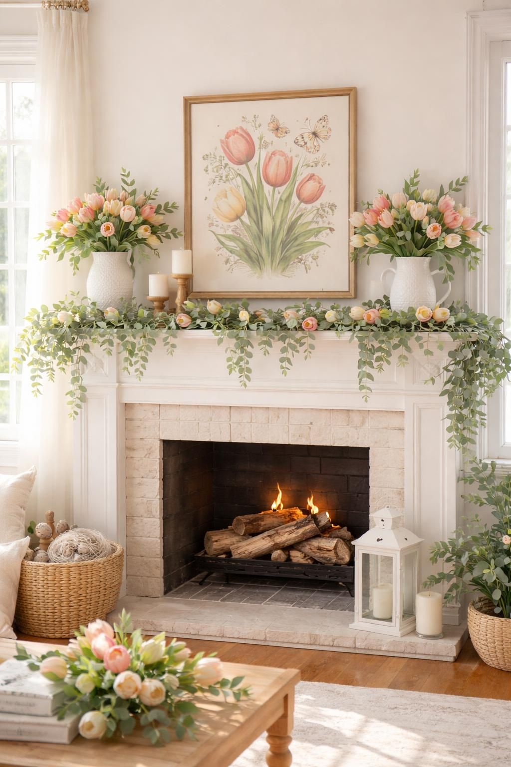 discover fresh and inviting spring fireplace mantel styling ideas to brighten your home with seasonal charm and elegance.