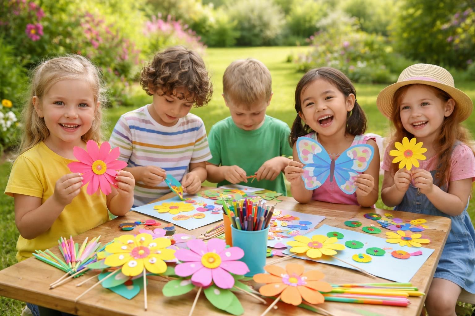 entdecken sie kreative und einfache frühlingsbastelideen für kinder. perfekt, um gemeinsam bunte und fröhliche projekte zu gestalten und den frühling spielerisch zu erleben.