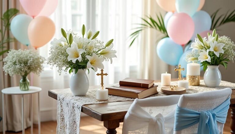 découvrez des idées originales et inspirantes pour décorer parfaitement le baptême de votre enfant et créer un moment inoubliable.
