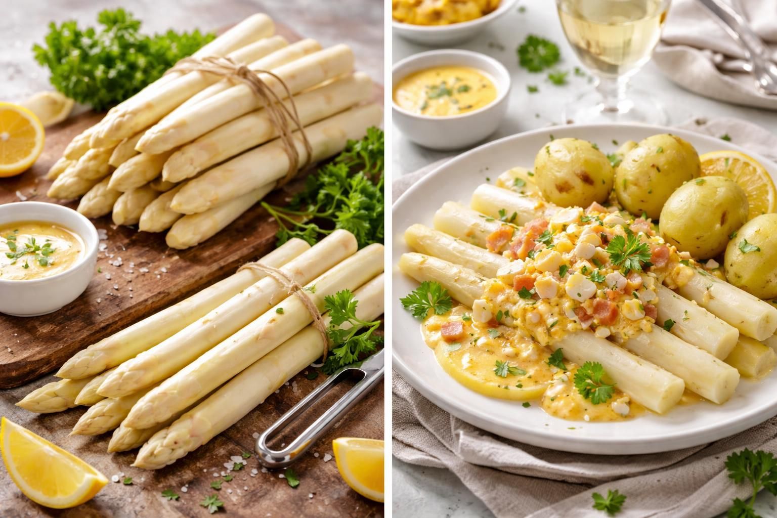 entdecken sie köstliche rezepte mit weißem spargel und genießen sie die spargelsaison voller geschmack und vielfalt. perfekte ideen für jeden anlass!