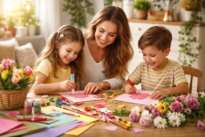 Kreative Bastelideen zum Muttertag: Gemeinsam mit Kindern wundervolle Geschenke gestalten