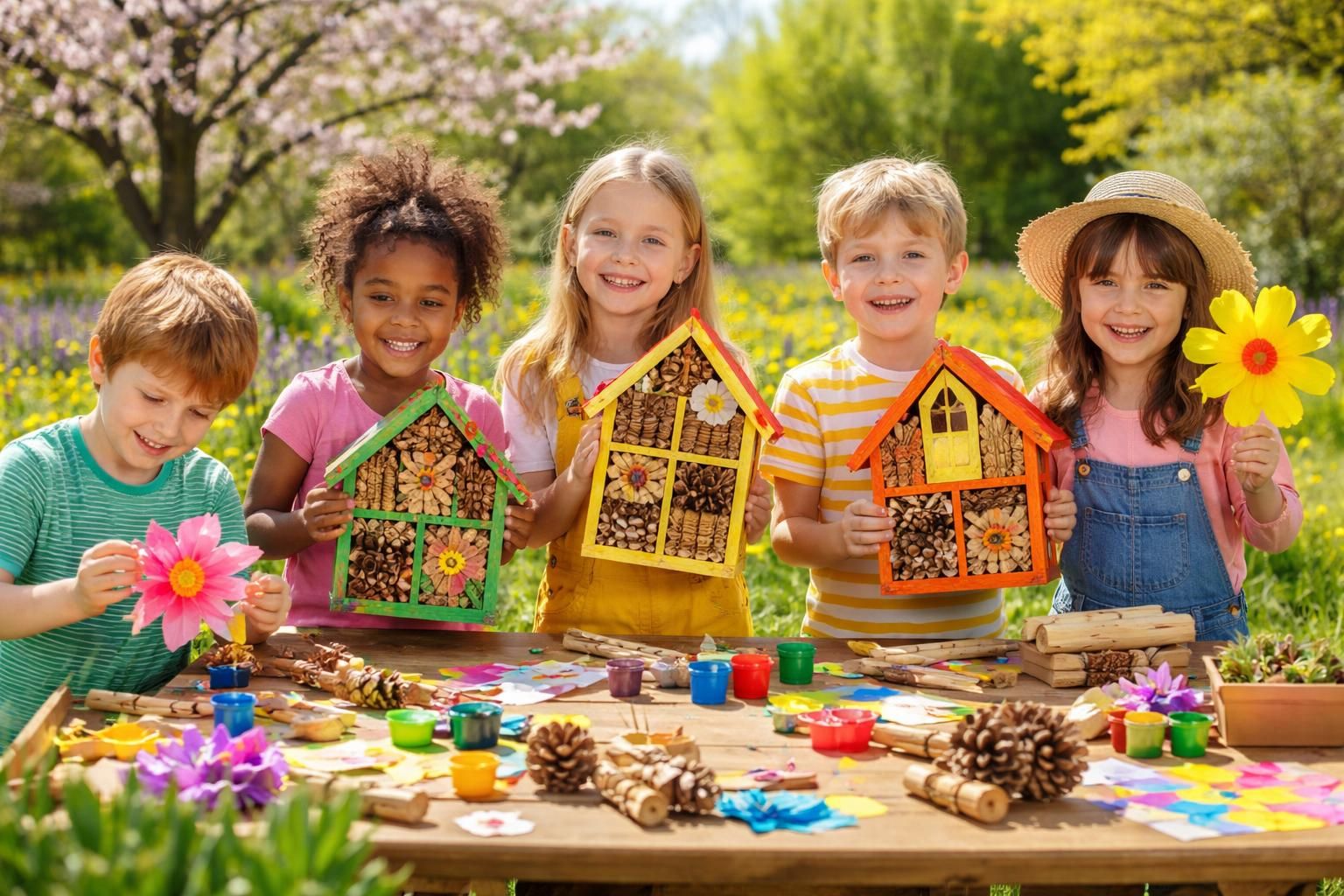 entdecken sie kreative frühlingsideen für bastelspaß mit kindern – einfache und unterhaltsame projekte, die die fantasie fördern und gemeinsam freude bereiten.