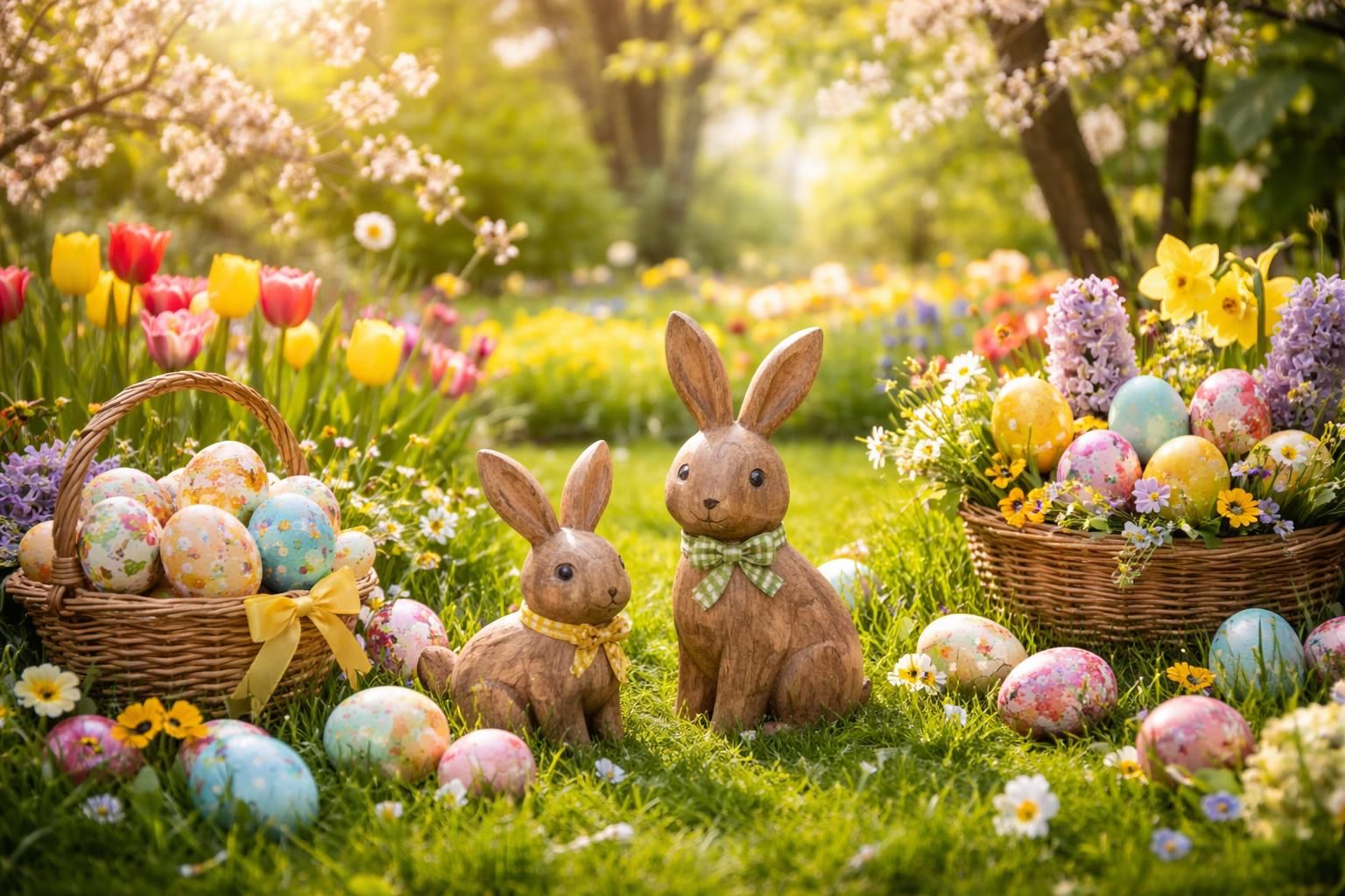 entdecken sie kreative osterdekorationen für den außenbereich und verleihen sie ihrem garten ein fröhliches frühlingserwachen mit bunten, originellen ideen.