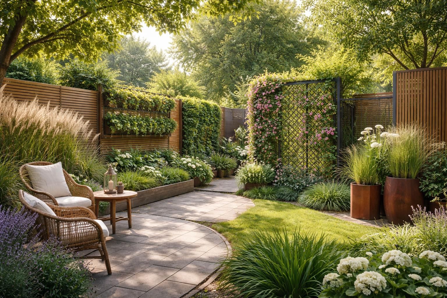 entdecken sie kreative und praktische ideen für effektiven sichtschutz im garten, die privatsphäre schaffen und ihren außenbereich verschönern.