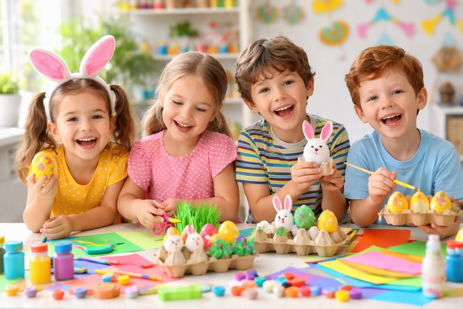 entdecken sie kreative und spaßige osterbastelideen für kinder, um das fest bunt und fröhlich zu gestalten. perfekt für die ganze familie!