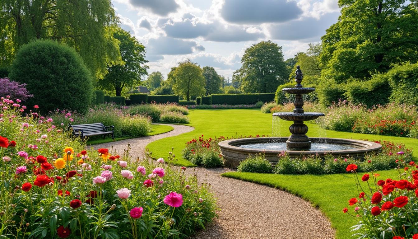 découvrez l'art du jardin anglais, un équilibre parfait entre la nature sauvage et une élégance soigneusement maîtrisée pour un espace extérieur à la fois libre et raffiné.