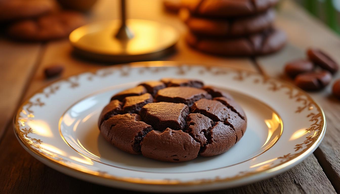 découvrez le secret du cookie laitier aux ombres envoûtantes, un délice mystérieux qui éveillera vos sens et ravira vos papilles.