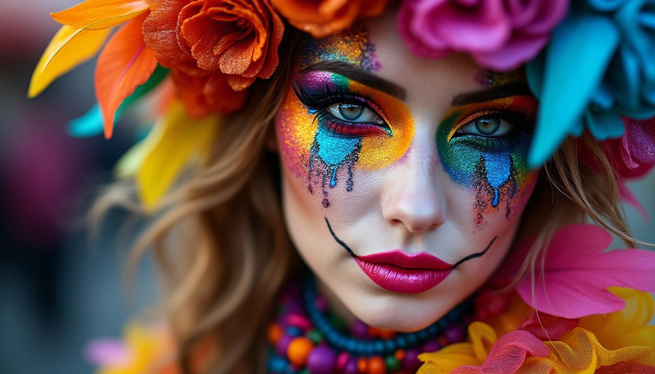 découvrez nos secrets et astuces incontournables pour un maquillage éclatant et festif lors du carnaval de dunkerque. transformez votre look et brillez pendant les célébrations !