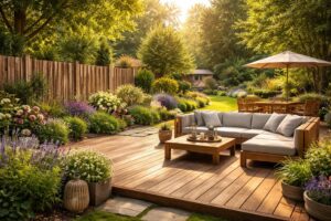 Vielfältige Verwendung von Holz im Garten: Natürlichkeit trifft auf Design