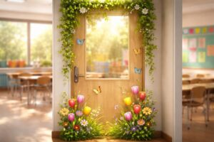 Welcoming Spring: A Fresh Look for Your Classroom Door