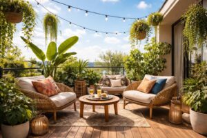 Balkonträume ohne Dach: Kreative Gestaltungsideen für den offenen Freiraum