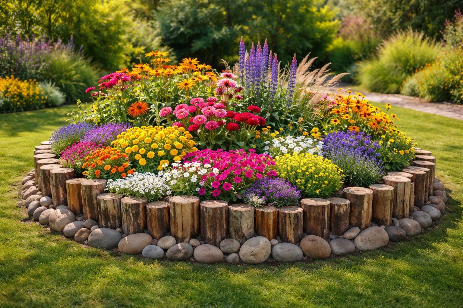 entdecken sie kreative ideen und einfache anleitungen, wie sie ihr blumenbeet selbst stilvoll einrahmen können. schritt-für-schritt zum perfekten diy-gartenprojekt.