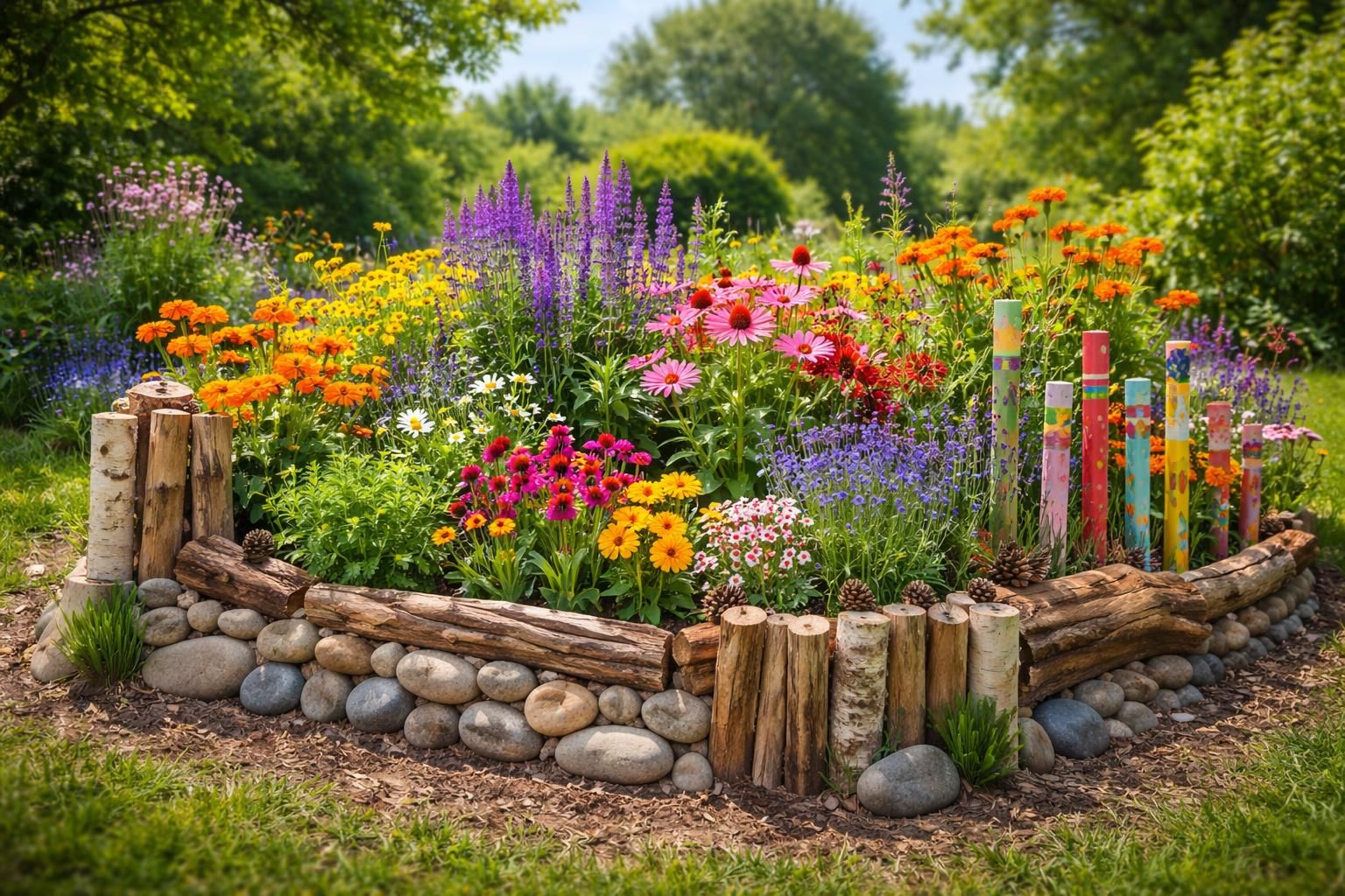 entdecken sie kreative und einfache anleitungen, um ihr blumenbeet selbst stilvoll einzurahmen und ihrem garten eine persönliche note zu verleihen.
