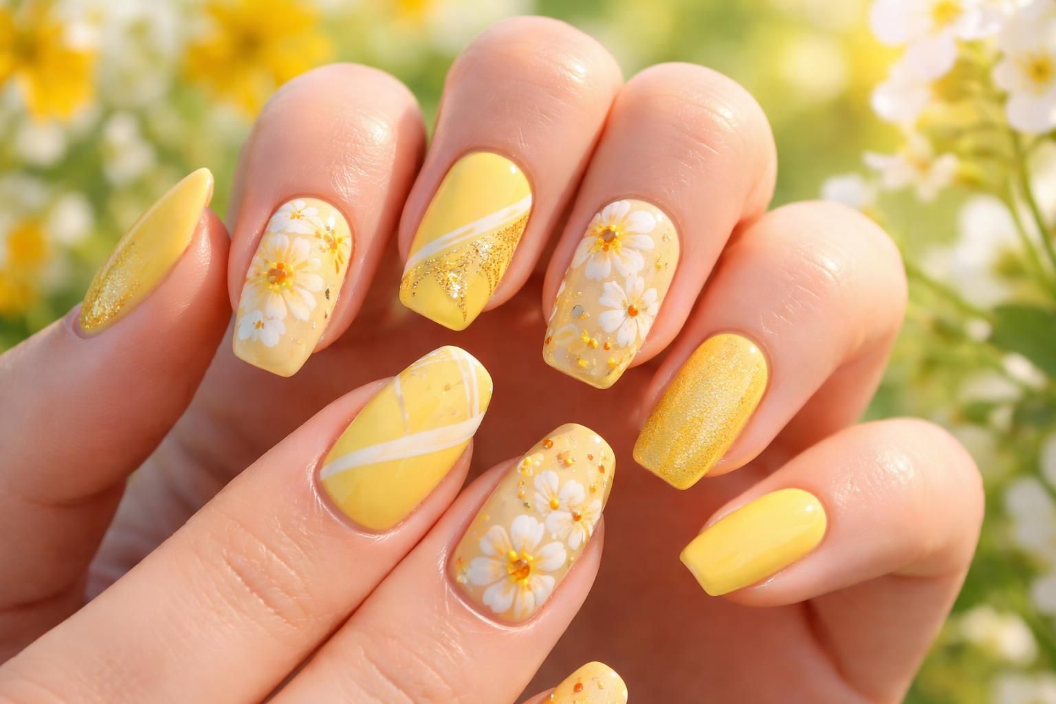 discover vibrant and trendy yellow nail designs to brighten your spring look. explore fresh styles, patterns, and ideas for cheerful nails this season.