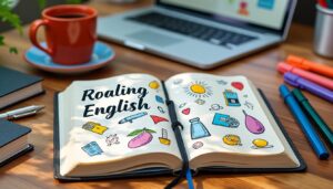 Capa Criativa para Seu Material de Inglês